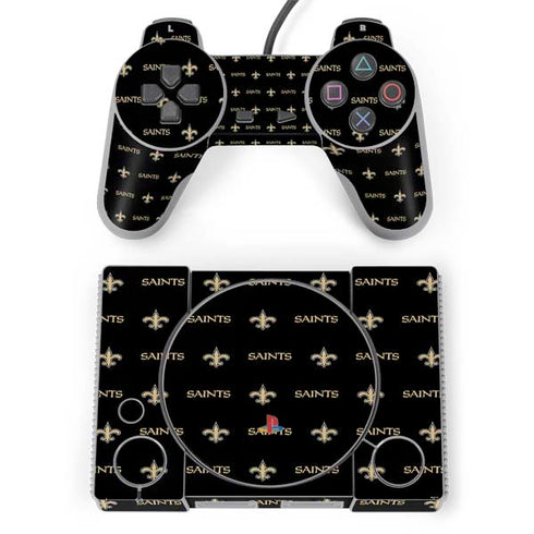 NFL New Orleans Saints Blitz Series PlayStation Classic Bundle Skin